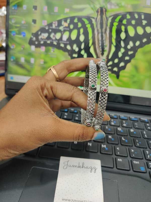 Oxidised Bangles Set of 2 (JBAN20)