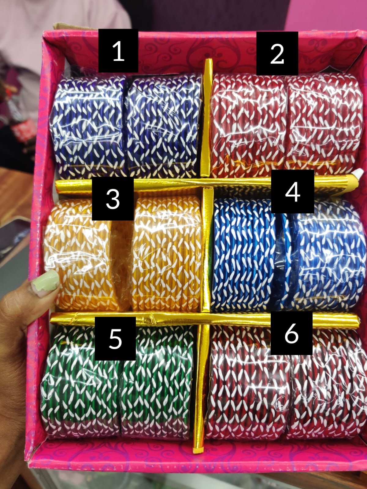 design glass bangle JBAN84