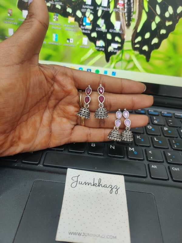 Colorful Small Oxidized Jumkha (JBF261)