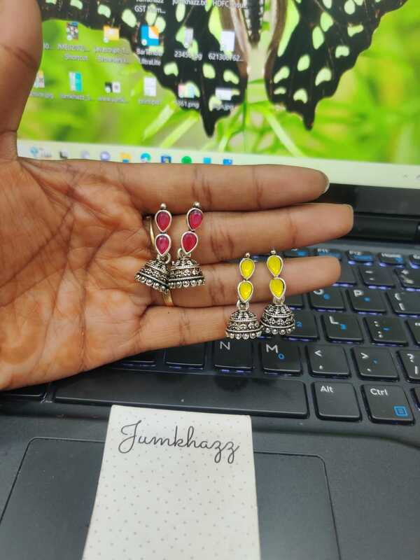 Colorful Small Oxidized Jumkha (JBF261)