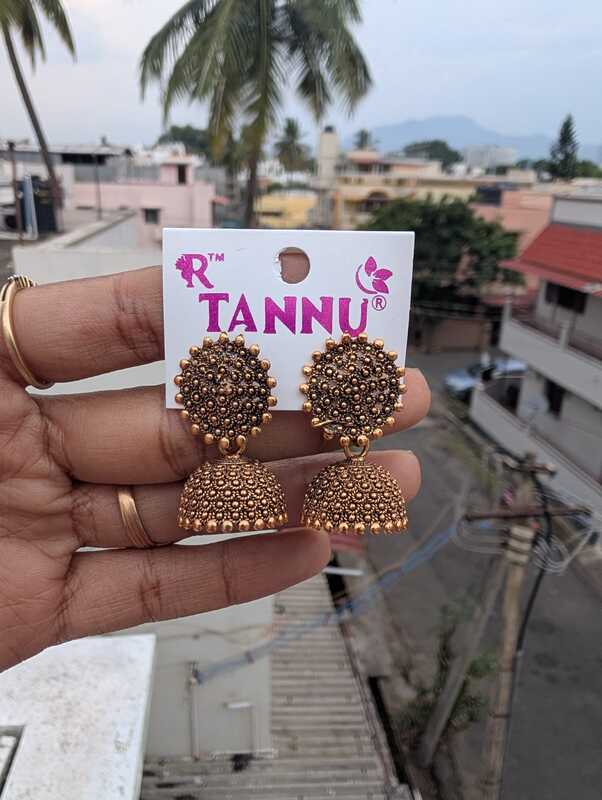 Small Antique Jumkha (JBF30)