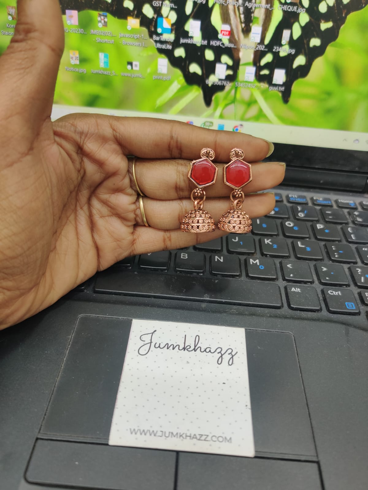 Cute Copper Colorful Jumkha (JBF404)