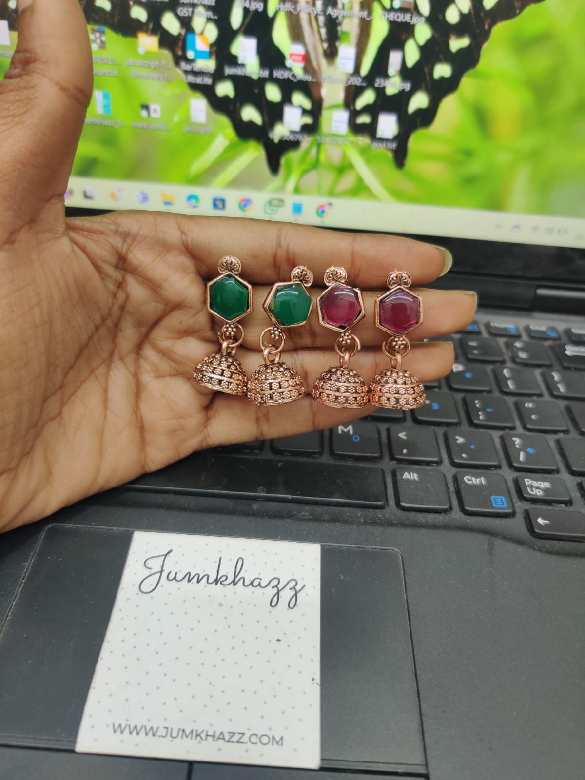 Cute Copper Colorful Jumkha (JBF404)