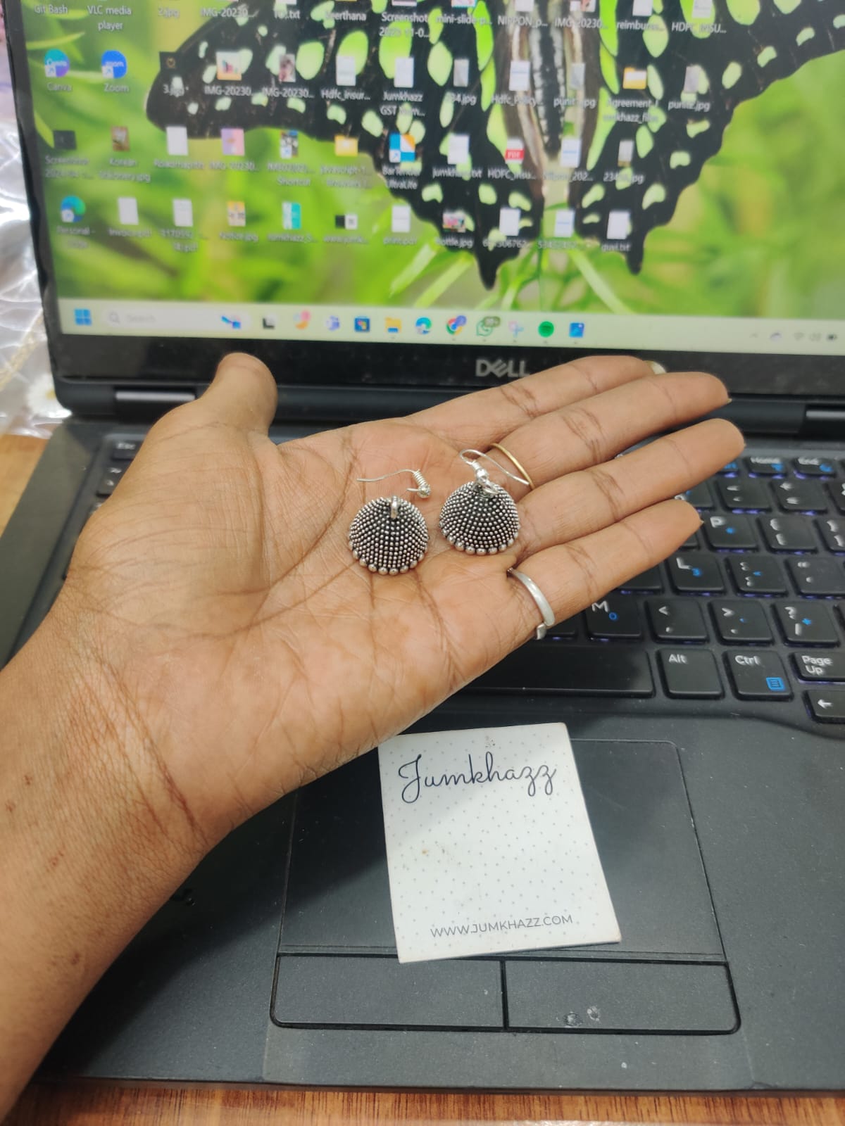 Oxidised hook jumka JBF516