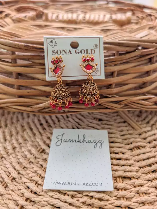 Small Antique Colorful Jumkha (JBJ53)