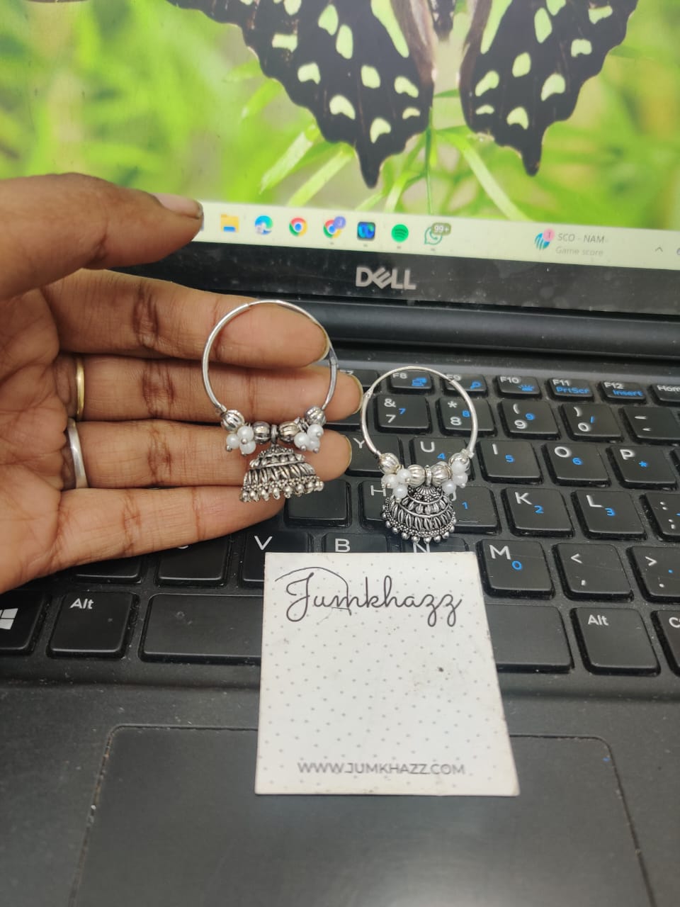 Oxidized Bali Jumkha (JBF541)