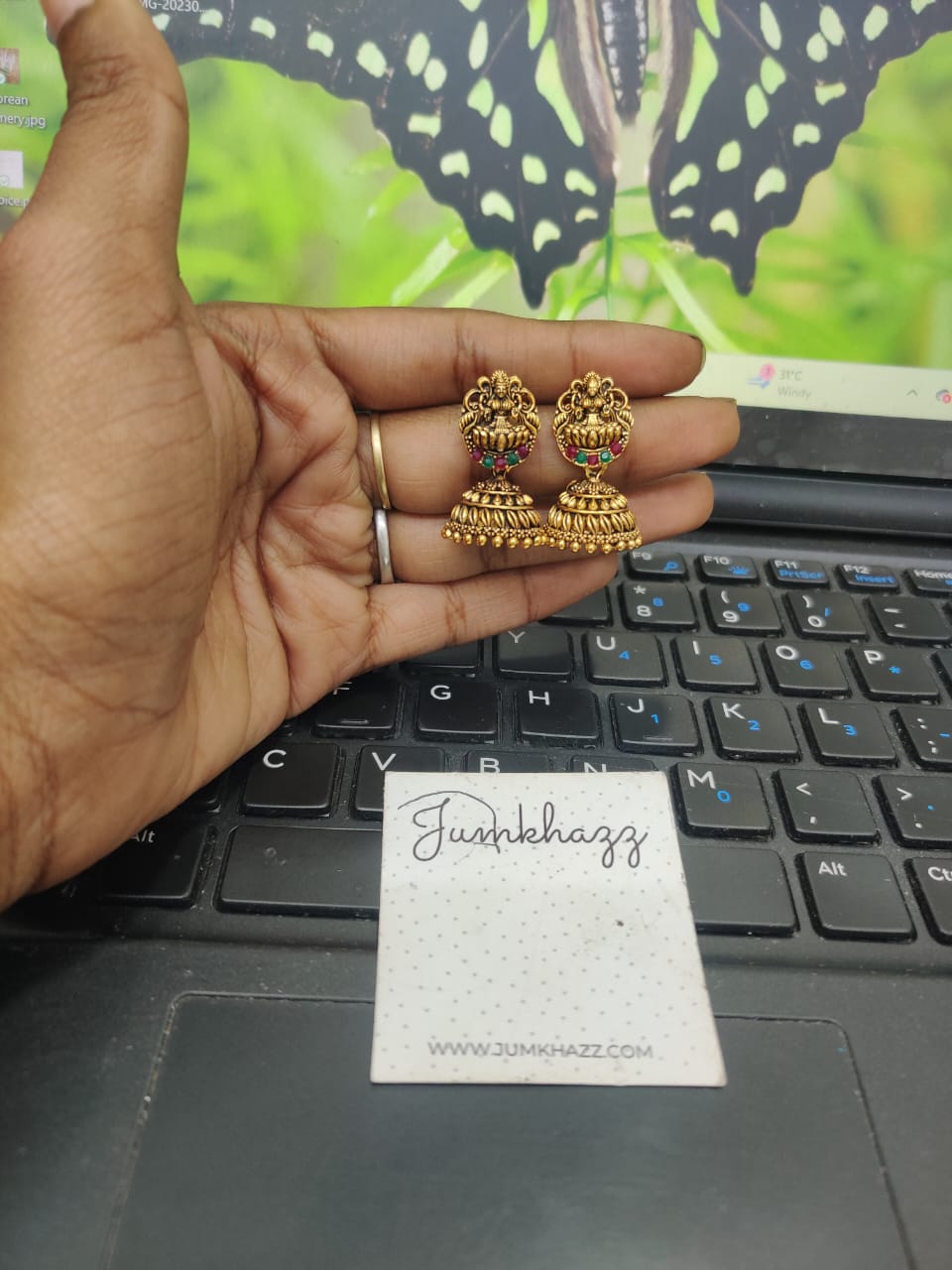 Antique Laxmi Jumkha (JBF543)