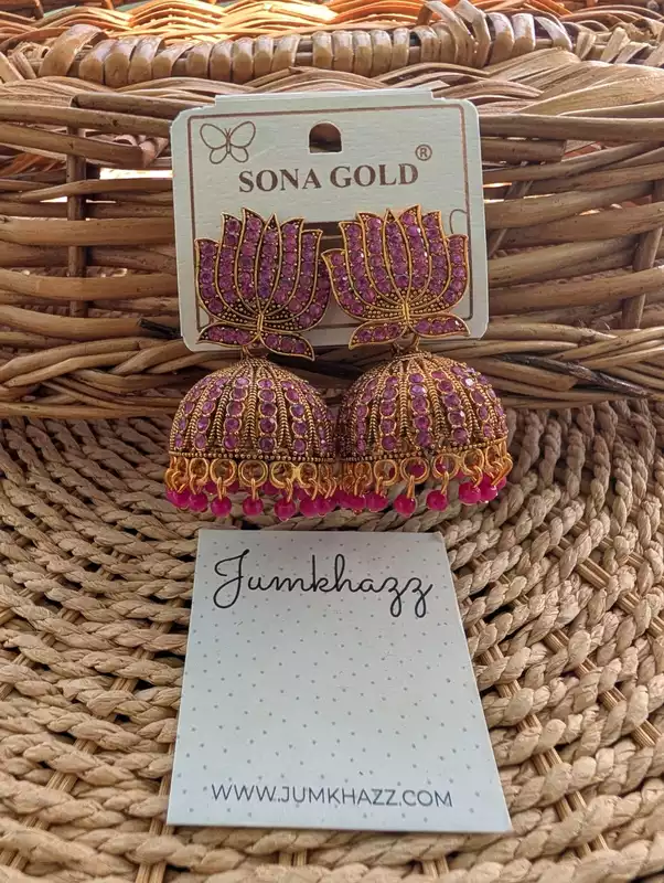 Lotus Antqiue Colorful Jumkha (JBJ124)