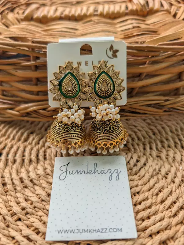 Antique Pearl Jumkha (JBJ169)