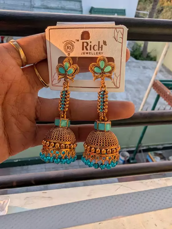 Colorful Antique Jumkha (JBJ41)