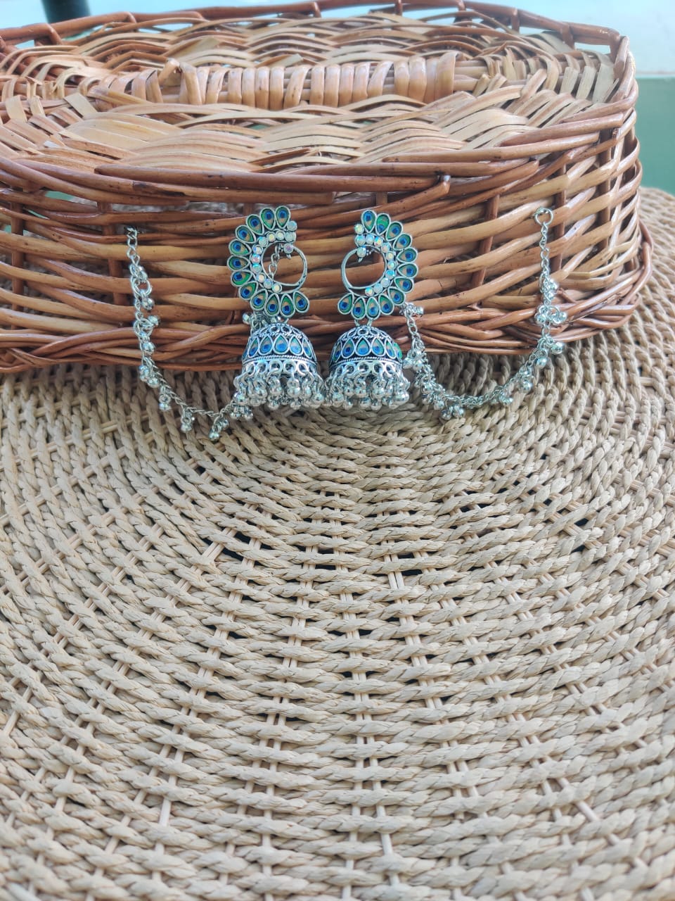 Peacock feather jumkha JBJ664