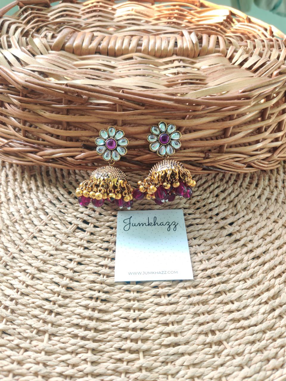 Kundan earing (JBJ684)