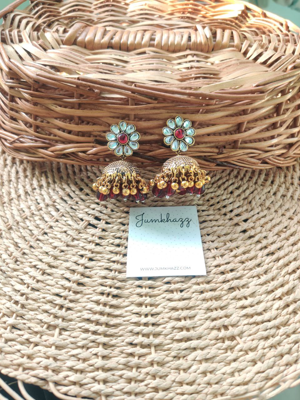 Kundan earing (JBJ684)