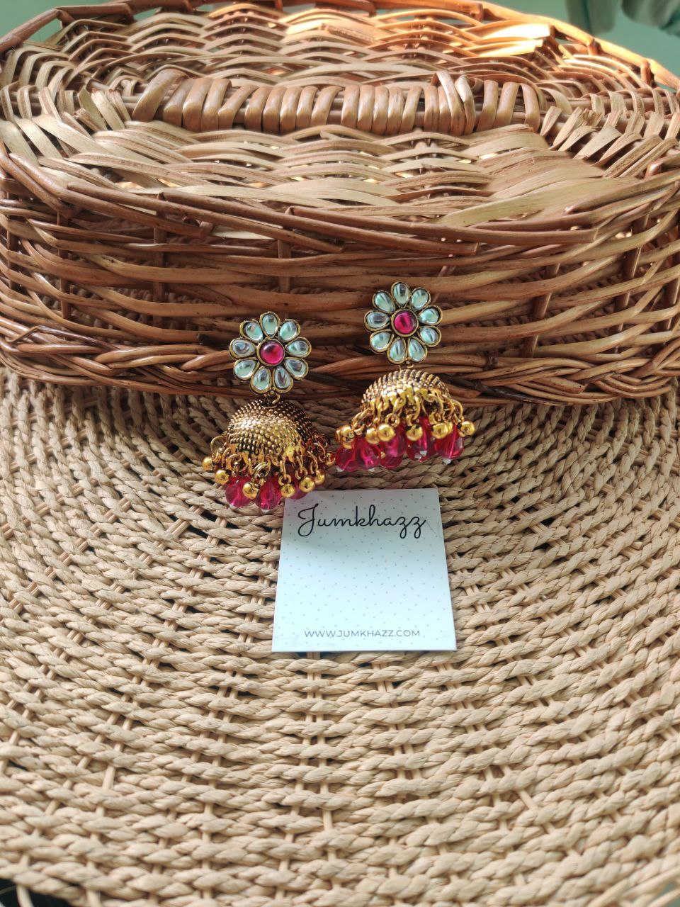 Kundan earing (JBJ684)