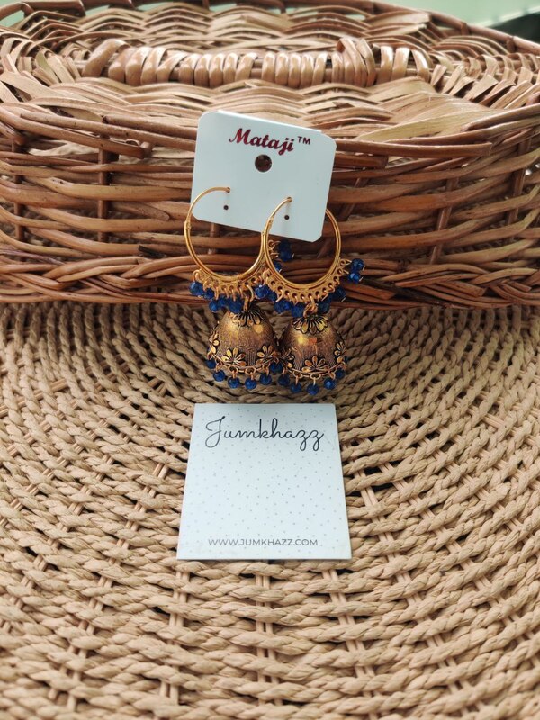 Colorful Antique Bali Jumkha (JBJ710)