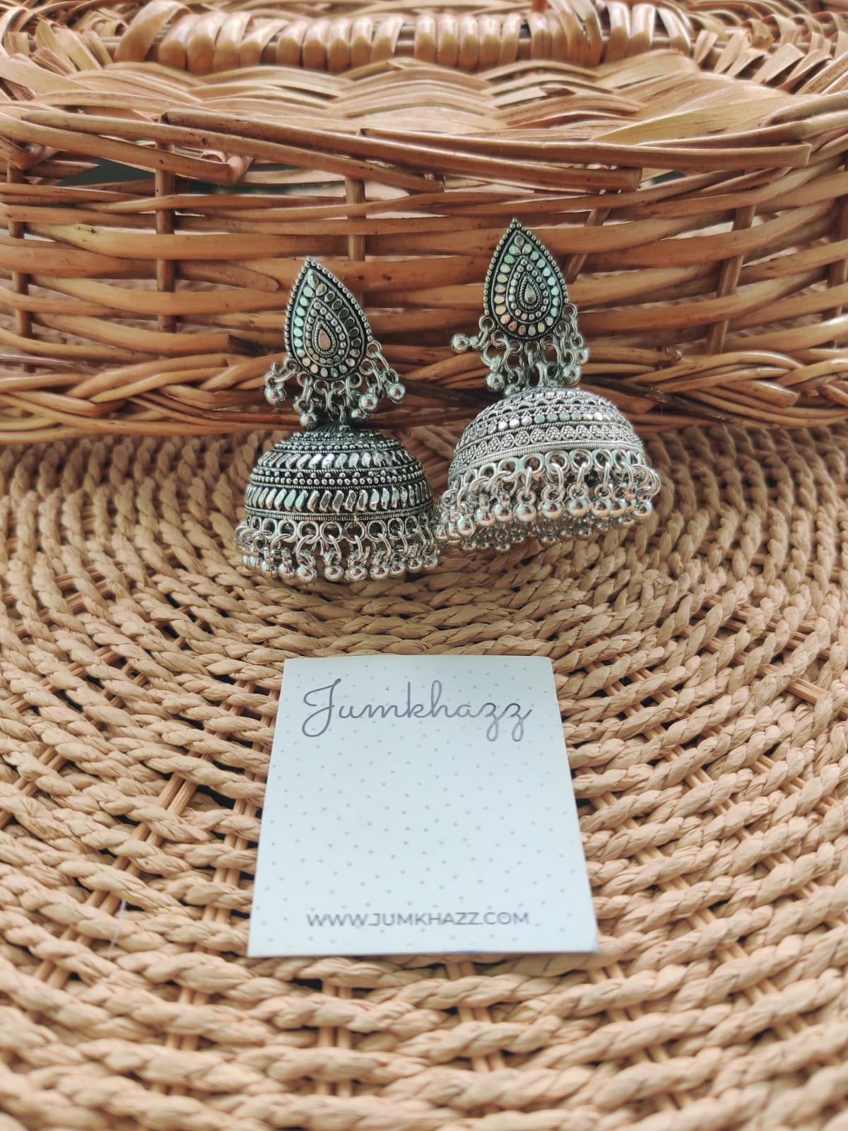 OXIDISED BIG JUMKHA JBJ811