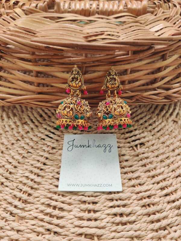 MULTI COLOUR NAYANTHARA JUMKHA JBJ824