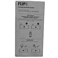 JBL Flip 3 Portable Bluetooth Speaker – Wireless Audio | Powerful Bass | Compact Design