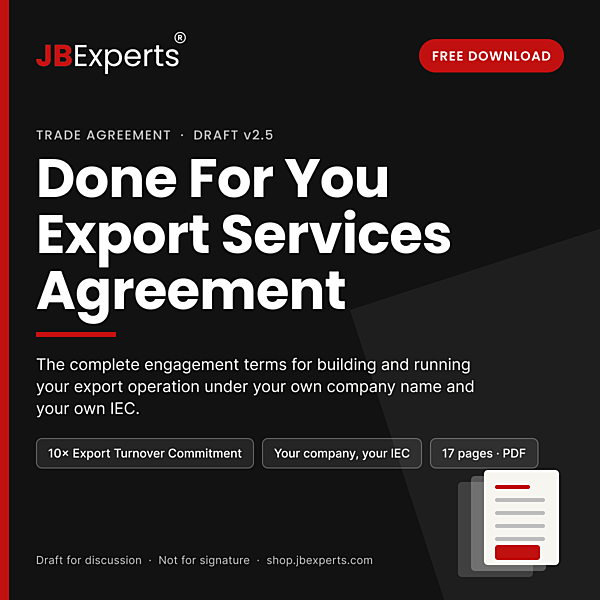 Done For You Export Services Agreement — Draft v2.5 (Free Download) Done For You Export Services Agreement — Draft v2.5 (Free Download)
