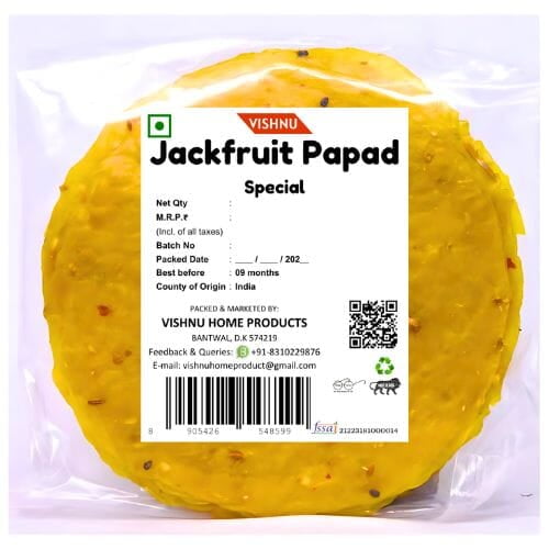 Ready-to-Cook Jackfruit Papad