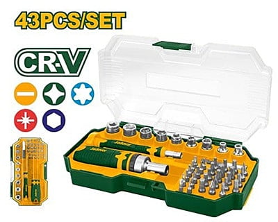 JADEVER 43 Pcs Screwdriver bits set JDSS8B43