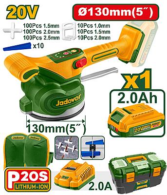 JADEVER Cordless Tile Vibration Machine JDTVM1D128