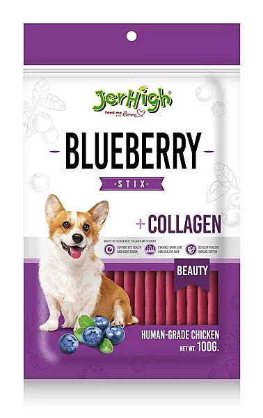 Jerhigh Blueberry Stick Dog Treat
