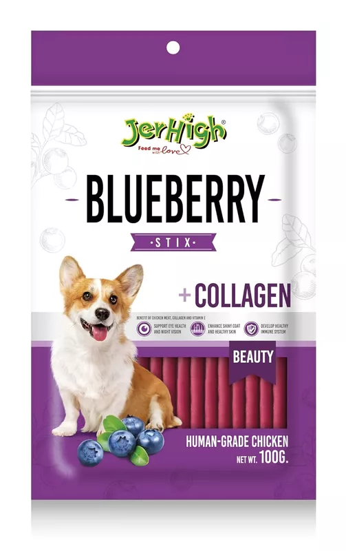 Jerhigh Blueberry Stick Dog Treat