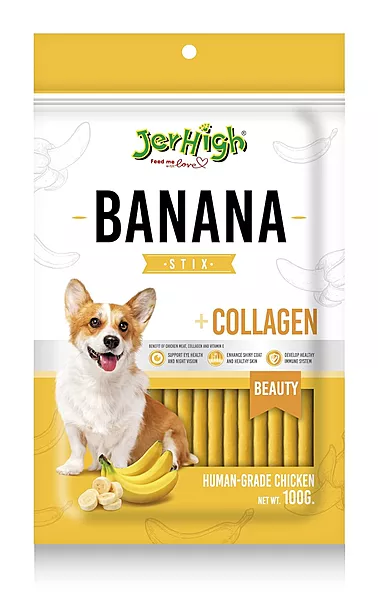 Jerhigh Banana Stick Dog Treats