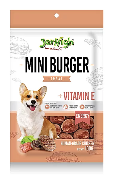 Jerhigh Mini Burger Dog Treats