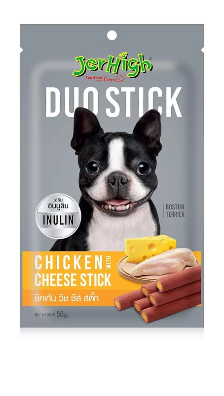 Jerhigh Chicken and Cheese Duo Stick Dog Treat