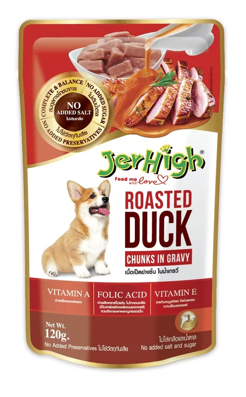 Jerhigh Roasted Duck in Gravy Dog Wet Food