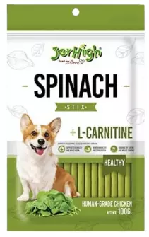 Jerhigh Spinach Stix Dog Treats