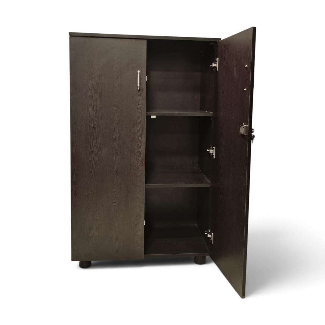 JFA PGF CB-07 Two Door Cupboard|48X30X16|Wenge||MP Cabinet JFA PGF CB-07 Two Door Cupboard|48X30X16|Wenge||MP Cabinet
