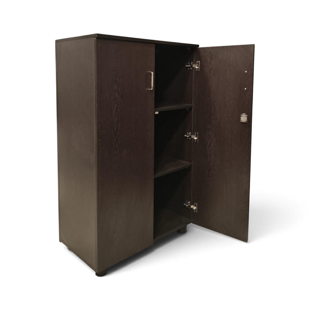 JFA PGF CB-07 Two Door Cupboard|48X30X16|Wenge||MP Cabinet JFA PGF CB-07 Two Door Cupboard|48X30X16|Wenge||MP Cabinet