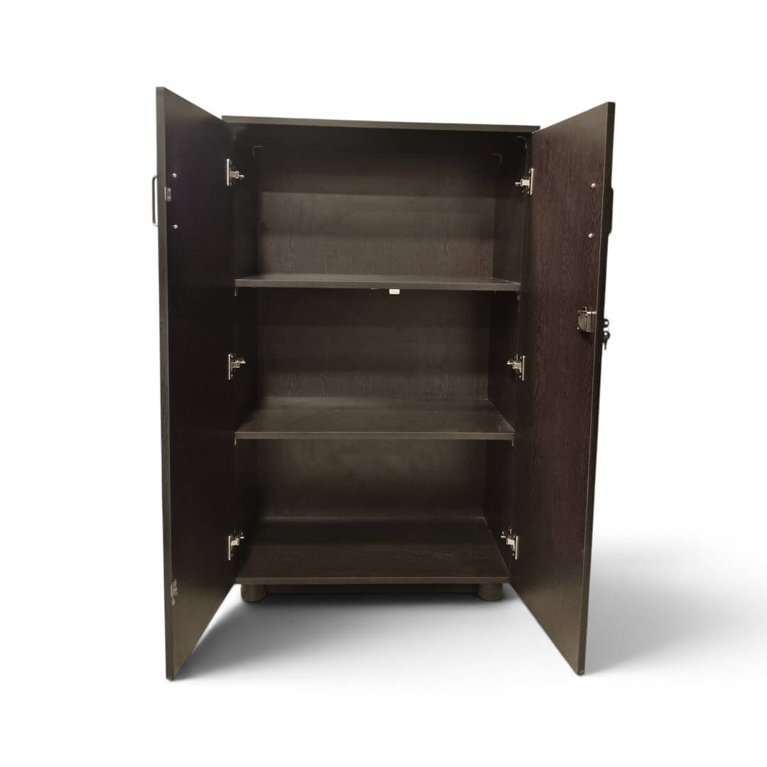 JFA PGF CB-07 Two Door Cupboard|48X30X16|Wenge||MP Cabinet JFA PGF CB-07 Two Door Cupboard|48X30X16|Wenge||MP Cabinet