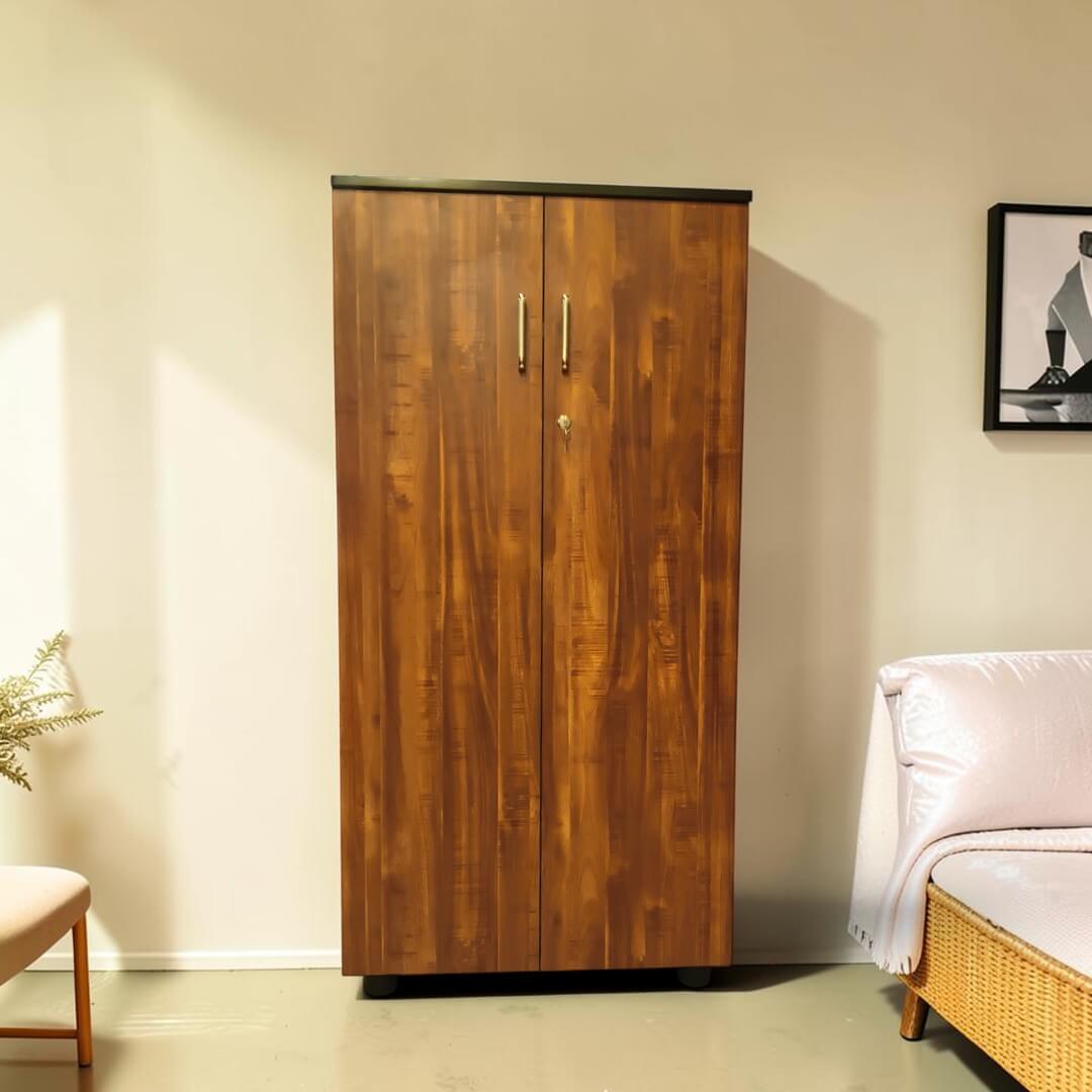 JFA PGF CB-08 Two Door Cupboard|60X30X16|Teak||MP Cabinet JFA PGF CB-08 Two Door Cupboard|60X30X16|Teak||MP Cabinet