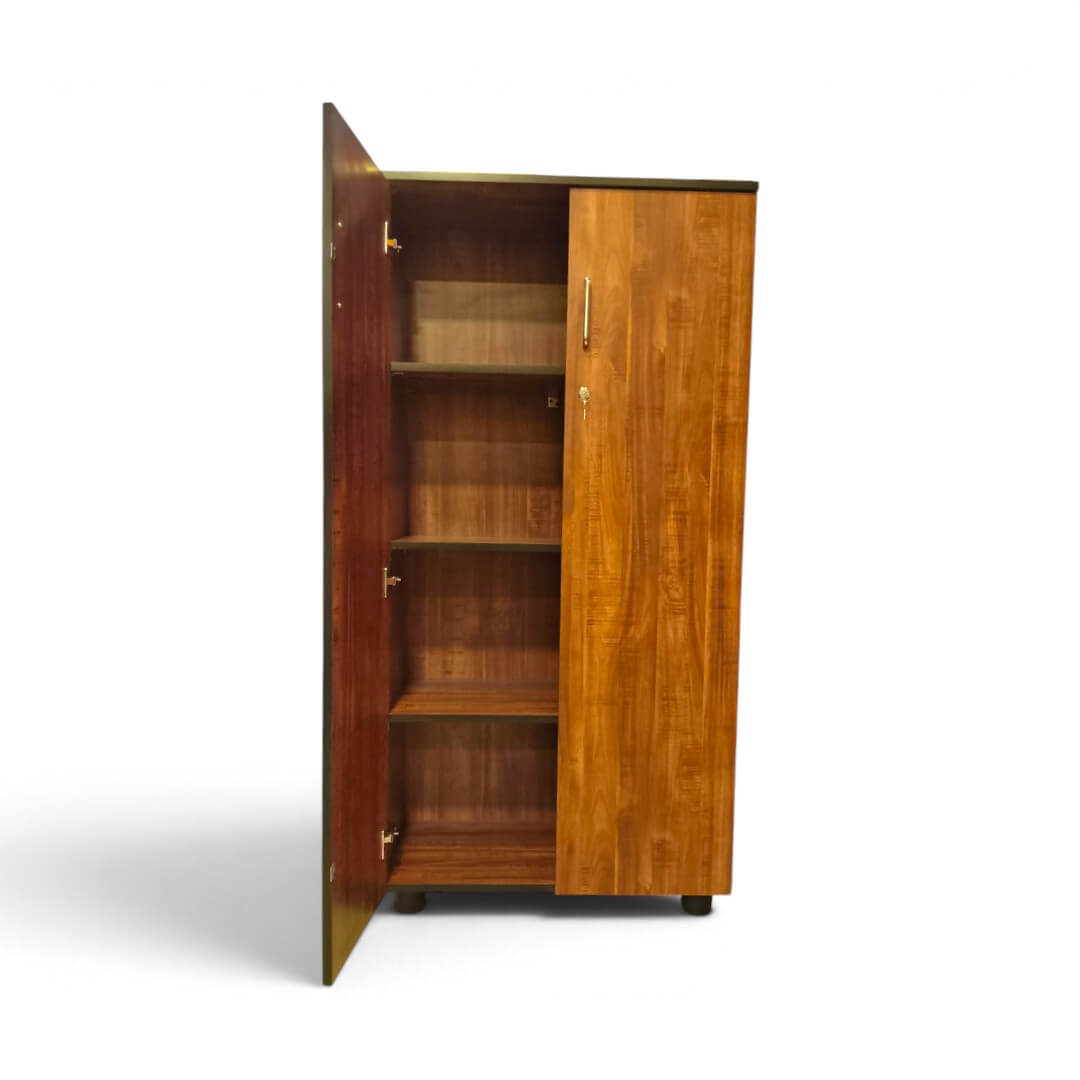 JFA PGF CB-08 Two Door Cupboard|60X30X16|Teak||MP Cabinet JFA PGF CB-08 Two Door Cupboard|60X30X16|Teak||MP Cabinet