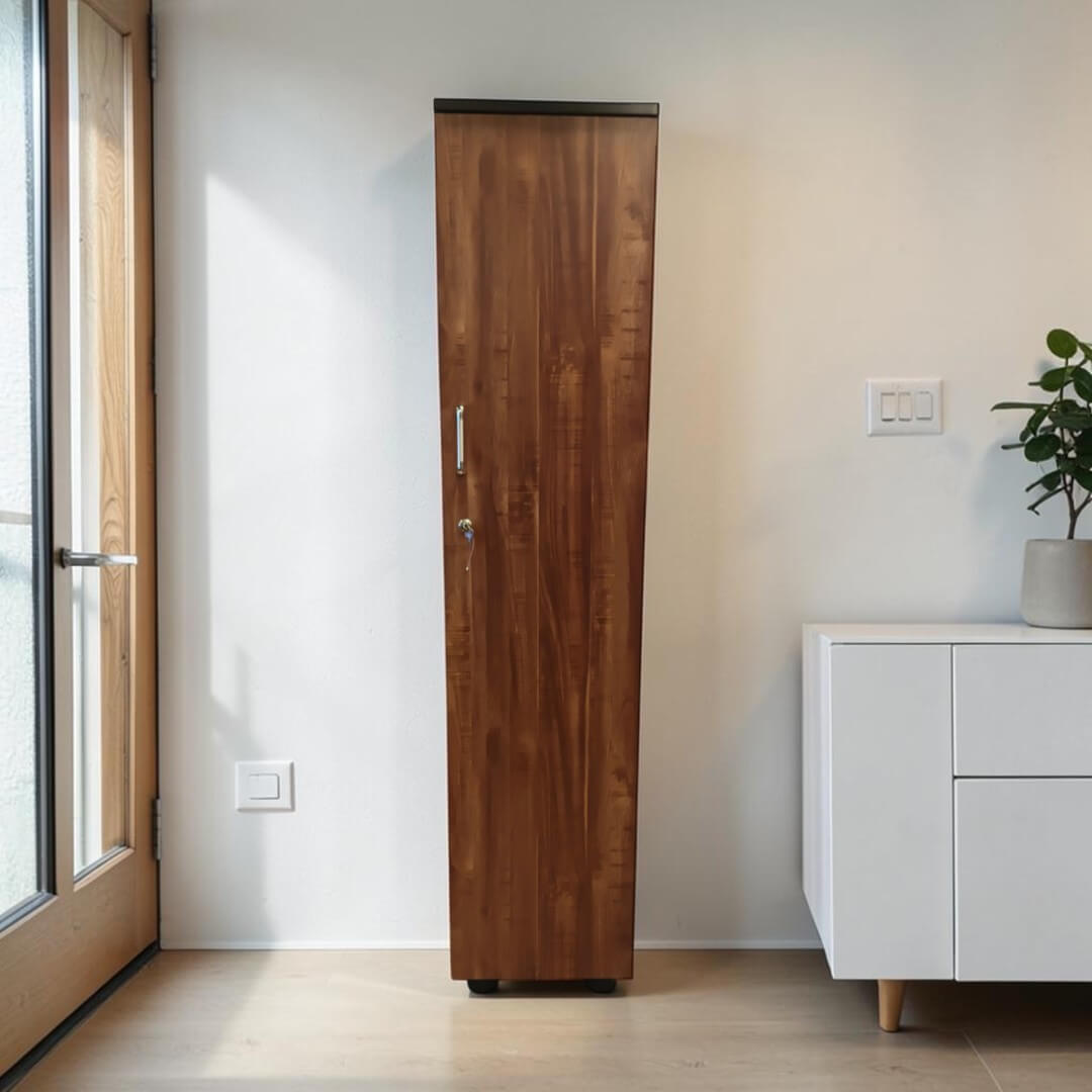JFA PGF CB-17 Single Door Cupboard|71X16X16|Teak||MP Cabinet JFA PGF CB-17 Single Door Cupboard|71X16X16|Teak||MP Cabinet