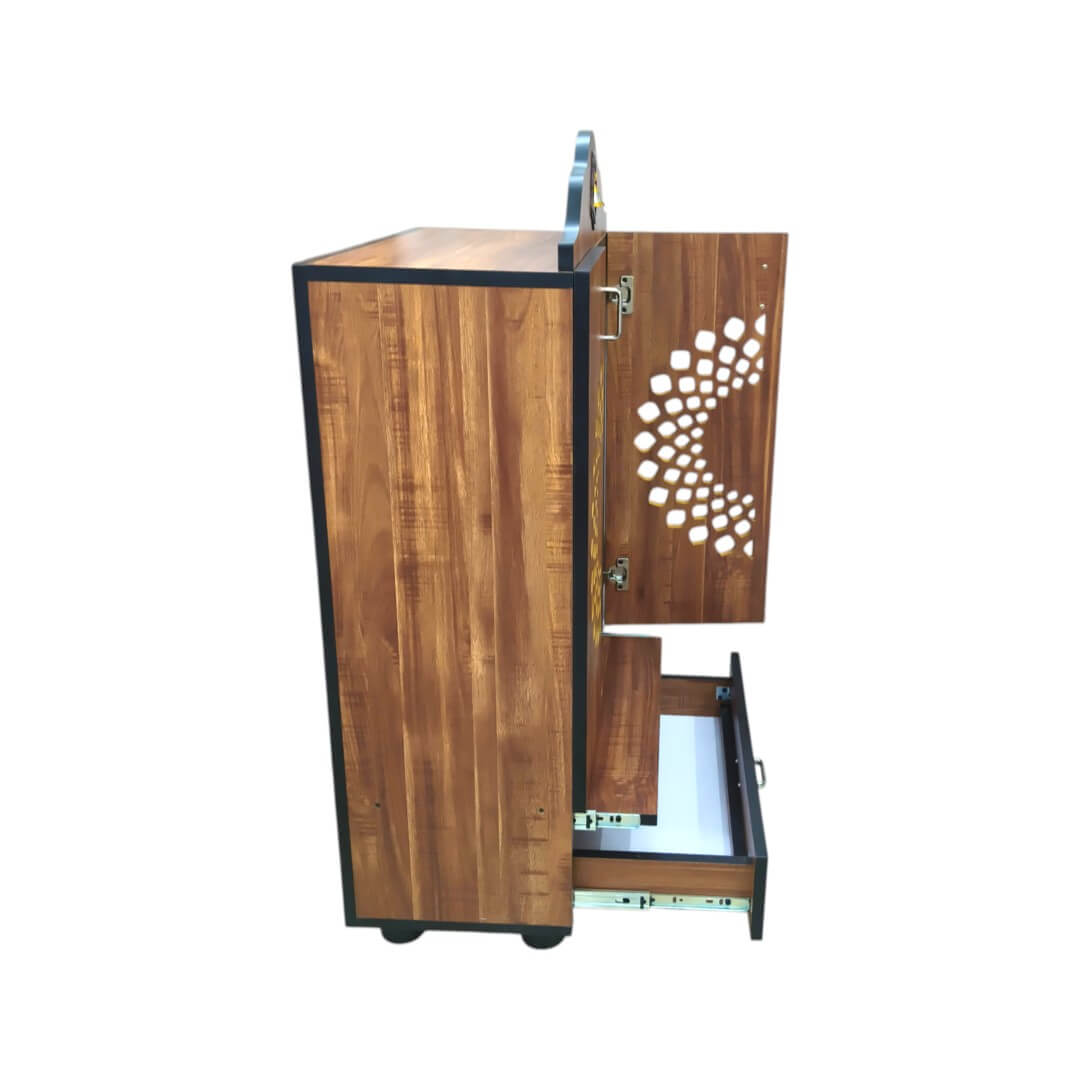 JFA PGF PJ-101 Pooja Unit|36X24|Teak||Pooja Unit