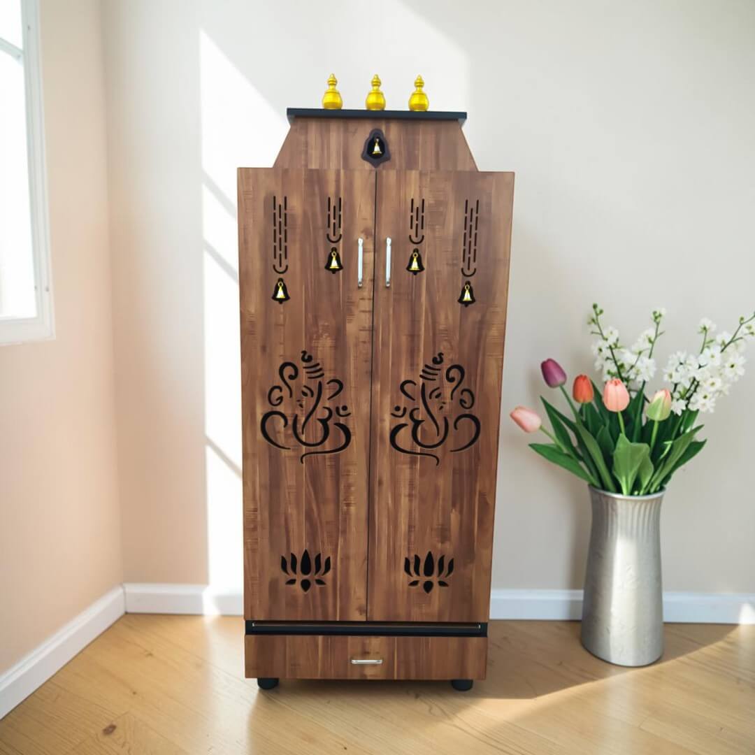 JFA PGF PJ-103 Pooja Unit|60X30|Teak||Pooja Unit