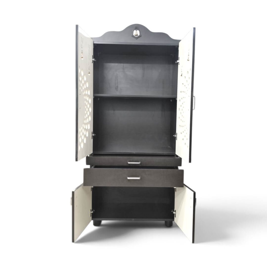 JFA PGF PJ-105 Pooja Unit|60X30|Coffee+Ivory||Pooja Unit JFA PGF PJ-105 Pooja Unit|60X30|Coffee+Ivory||Pooja Unit