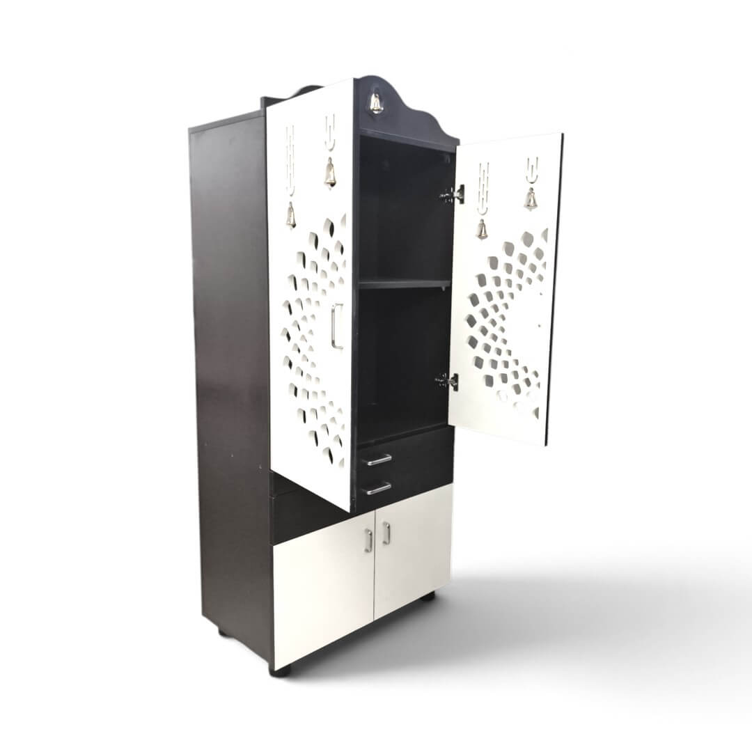 JFA PGF PJ-105 Pooja Unit|60X30|Coffee+Ivory||Pooja Unit JFA PGF PJ-105 Pooja Unit|60X30|Coffee+Ivory||Pooja Unit