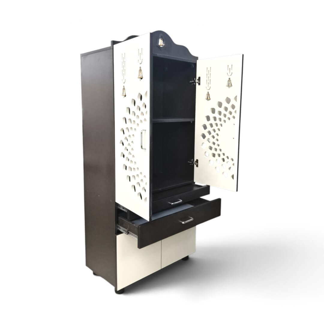JFA PGF PJ-105 Pooja Unit|60X30|Coffee+Ivory||Pooja Unit JFA PGF PJ-105 Pooja Unit|60X30|Coffee+Ivory||Pooja Unit