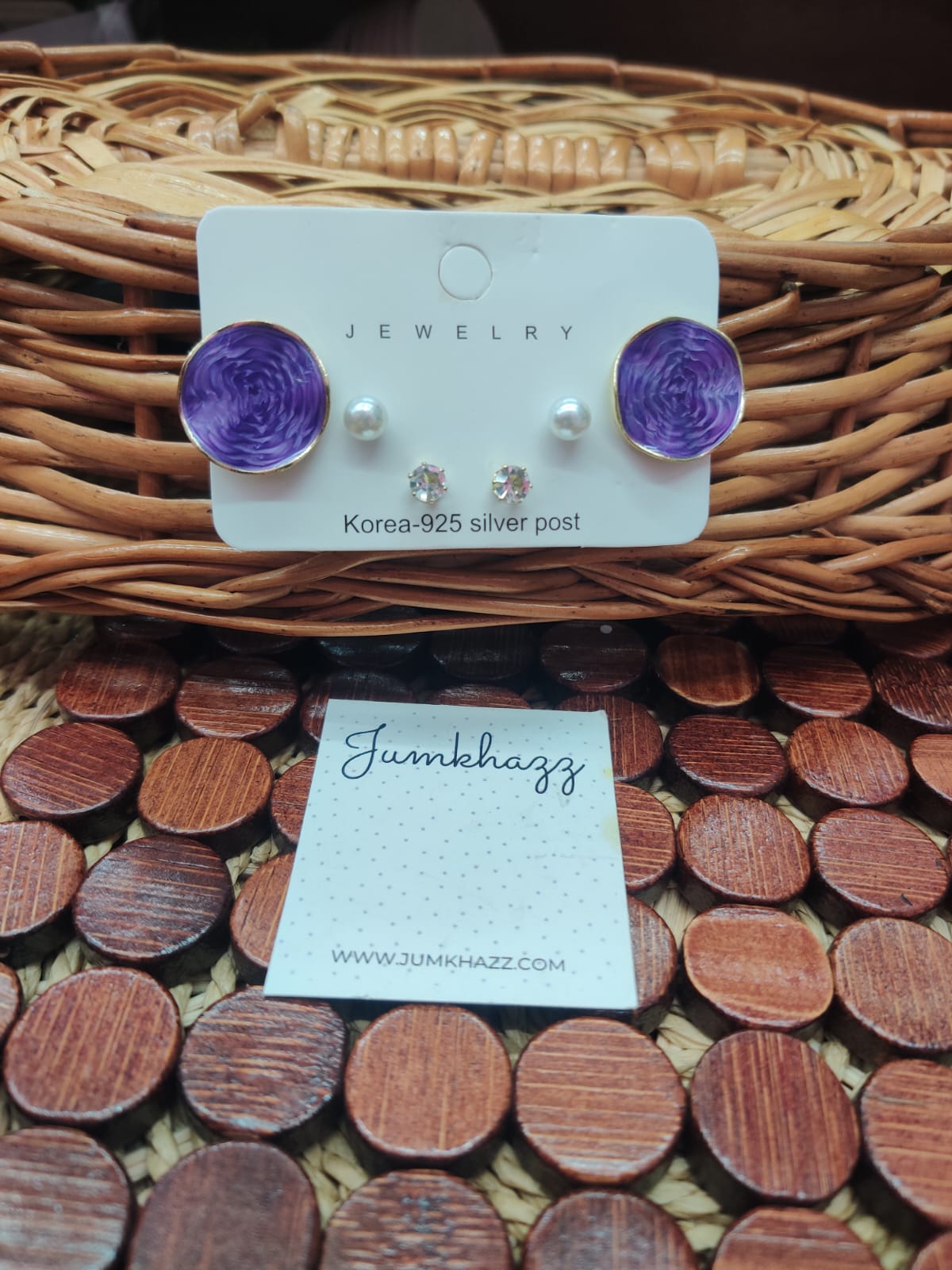 set of 3 earring JFE598