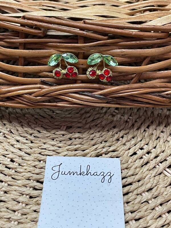 cherry earring JFE621