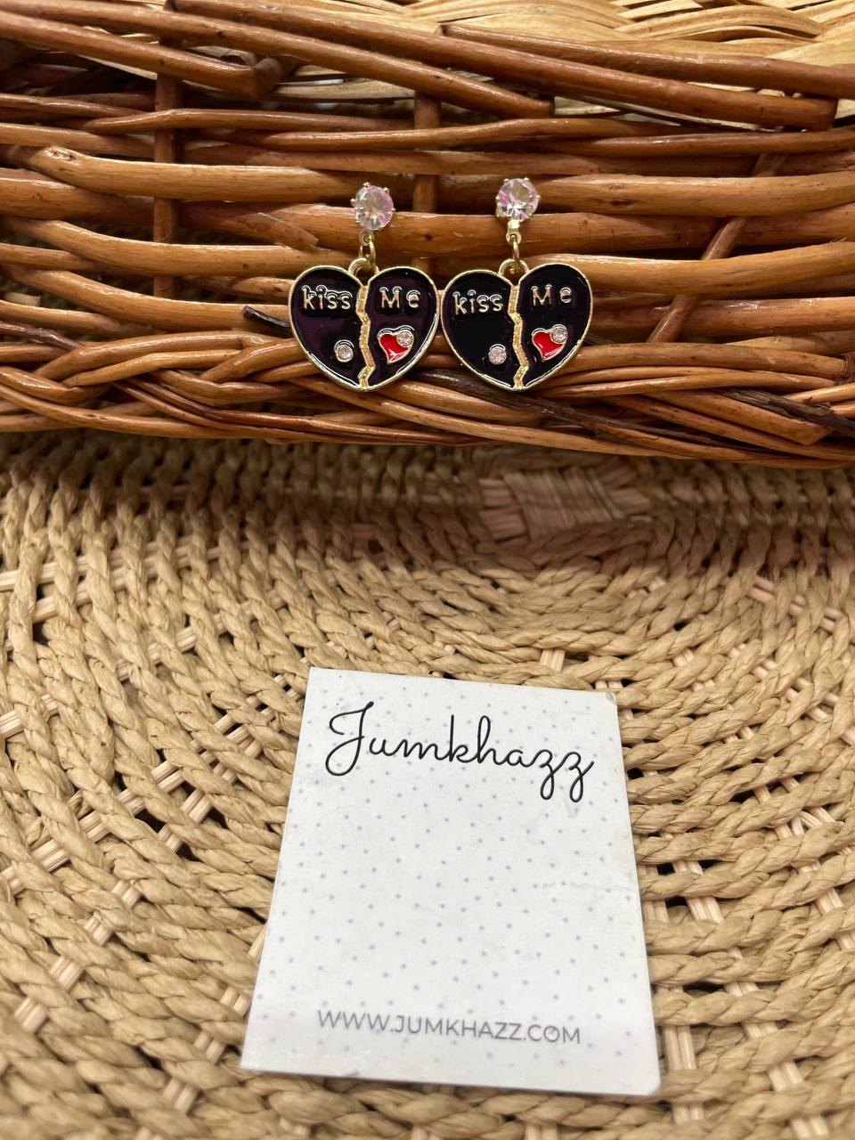 Heart broken stud JFE669