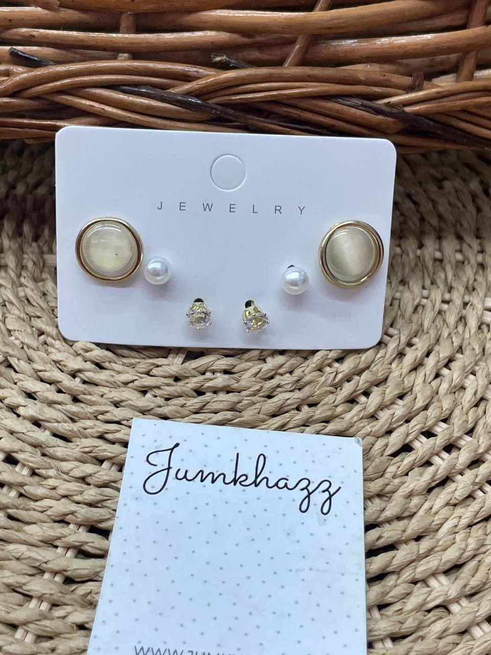 set of 3 earrings JFE673