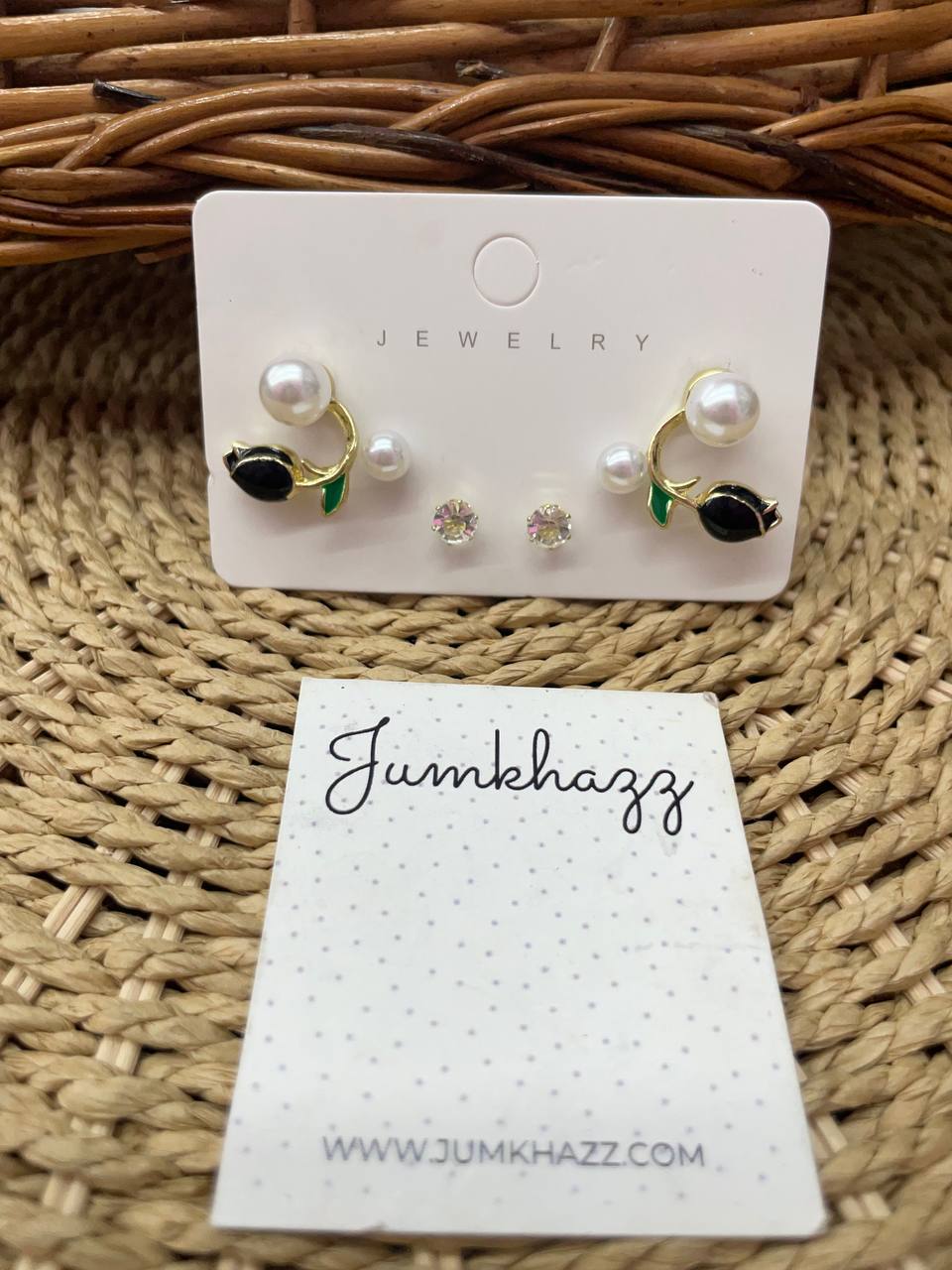 tulip card earring JFE674