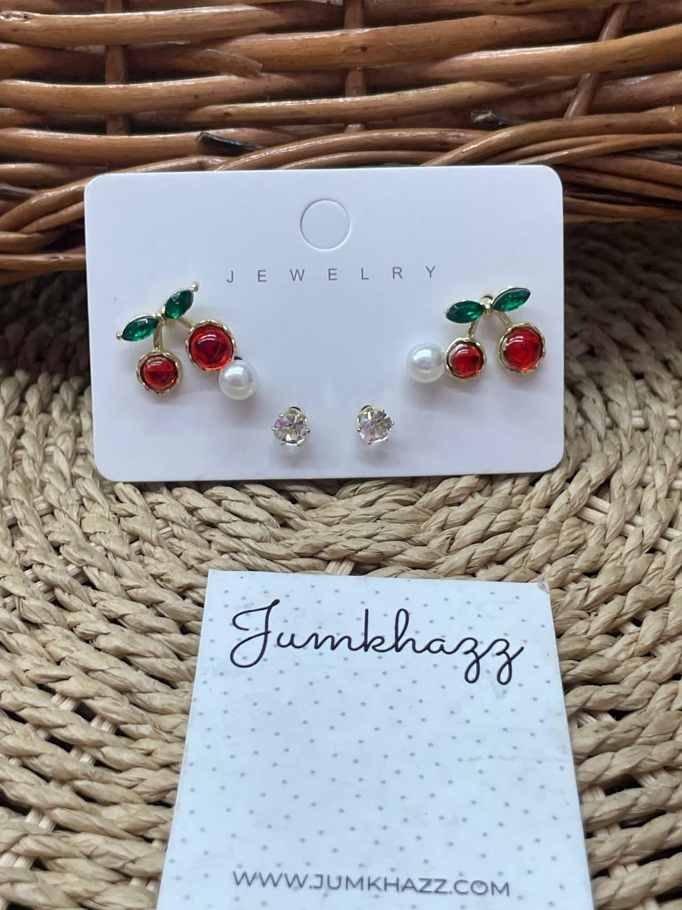 cherry earring JFE678